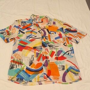 Zara Multicolor Abstract Men's Shirt